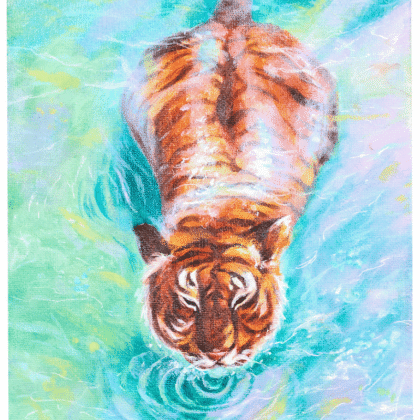 Tiger in the River